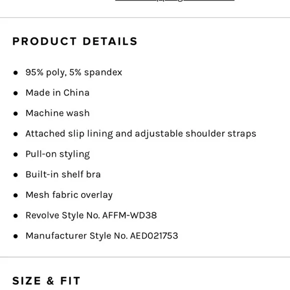 Revolve AFRM Floral Mesh Midi Dress - Picture 4 of 7